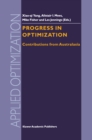 Image for Progress in Optimization: Contributions from Australasia : v.39