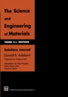 Image for Science and Engineering of Materials: Solutions Manual