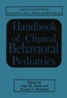 Image for Handbook of Clinical Behavioral Pediatrics
