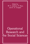 Image for Operational Research and the Social Sciences