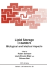 Image for Lipid Storage Disorders: Biological and Medical Aspects