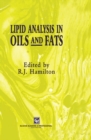 Image for Lipid Analysis in Oils and Fats