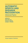 Image for Automatic Speech and Speaker Recognition: Advanced Topics