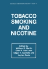 Image for Tobacco Smoking and Nicotine: A Neurobiological Approach