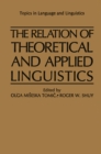 Image for Relation of Theoretical and Applied Linguistics