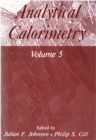 Image for Analytical Calorimetry: Volume 5