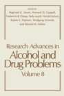 Image for Research Advances in Alcohol and Drug Problems : 8