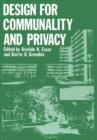 Image for Design for Communality and Privacy