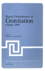 Image for Recent Developments in Gravitation: Cargese 1978