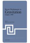 Image for Recent Developments in Gravitation : Cargese 1978