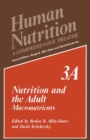 Image for Nutrition and the Adult: Macronutrients