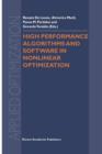 Image for High Performance Algorithms and Software in Nonlinear Optimization
