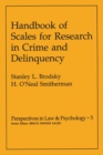 Image for Handbook of Scales for Research in Crime and Delinquency : v.5