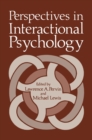 Image for Perspectives in Interactional Psychology