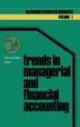 Image for Trends in managerial and financial accounting: Income determination and financial reporting