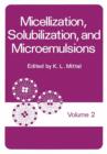 Image for Micellization, Solubilization, and Microemulsions