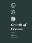 Image for Growth of Crystals : Volume 10