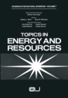 Image for Topics in Energy and Resources