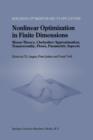 Image for Nonlinear Optimization in Finite Dimensions : Morse Theory, Chebyshev Approximation, Transversality, Flows, Parametric Aspects