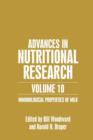 Image for Advances in Nutritional Research Volume 10