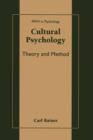 Image for Cultural Psychology : Theory and Method