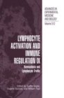 Image for Lymphocyte Activation and Immune Regulation IX : Homeostasis and Lymphocyte Traffic