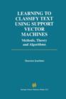 Image for Learning to Classify Text Using Support Vector Machines