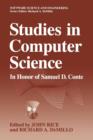 Image for Studies in Computer Science : In Honor of Samuel D. Conte