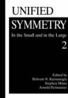 Image for Unified Symmetry : In the Small and in the Large 2