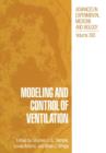 Image for Modeling and Control of Ventilation