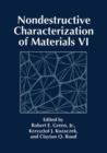 Image for Nondestructive Characterization of Materials VI