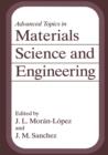 Image for Advanced Topics in Materials Science and Engineering