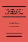 Image for Elliptic Curve Public Key Cryptosystems