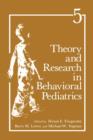 Image for Theory and Research in Behavioral Pediatrics
