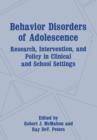 Image for Behavior Disorders of Adolescence