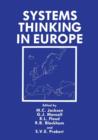 Image for Systems Thinking in Europe