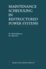 Image for Maintenance Scheduling in Restructured Power Systems