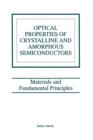 Image for Optical Properties of Crystalline and Amorphous Semiconductors