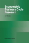 Image for Econometric business cycle research