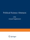 Image for Political Science Abstracts : 1996 Annual Supplement