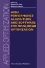 Image for High Performance Algorithms and Software for Nonlinear Optimization