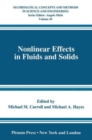 Image for Nonlinear Effects in Fluids and Solids