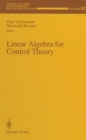 Image for Linear Algebra for Control Theory
