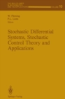Image for Stochastic Differential Systems, Stochastic Control Theory and Applications: Proceedings of a Workshop, held at IMA, June 9-19, 1986
