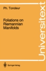 Image for Foliations on Riemannian Manifolds