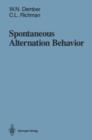 Image for Spontaneous Alternation Behavior