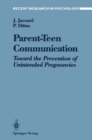 Image for Parent-Teen Communication: Toward the Prevention of Unintended Pregnancies