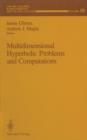 Image for Multidimensional Hyperbolic Problems and Computations