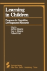 Image for Learning in Children: Progress in Cognitive Development Research