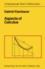 Image for Aspects of Calculus